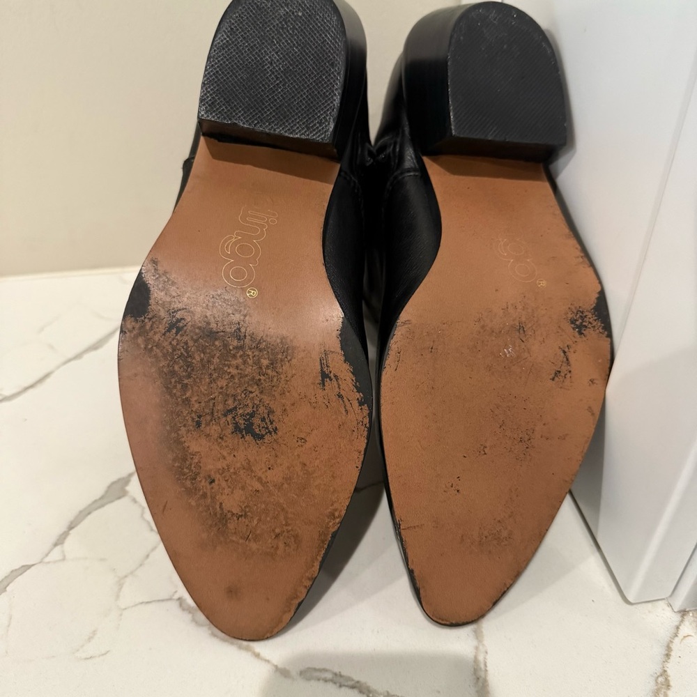 Dingo,  Black Leather Western Ankle Boots , Size 9M - Picture 11 of 11